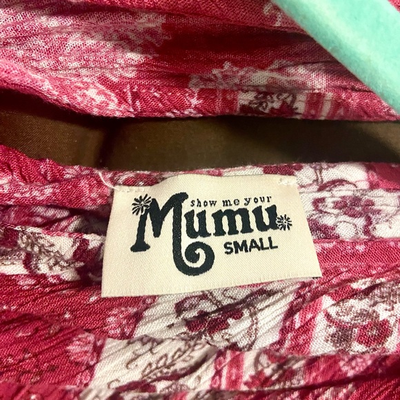 Show Me Your Mumu Red Paisley Dress Sz S - Picture 6 of 10